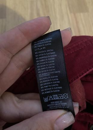 Штани брюки джинси бордо debenhams5 фото