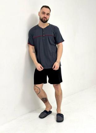 Мужская коттоновая пижама/ домашний костюм 🧔🏻‍♂️