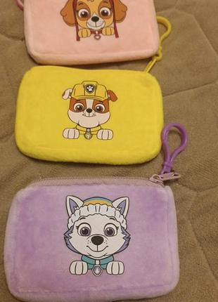Дитячі гаманці з героями щенячого патруля