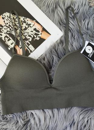 H&m бесшовный бюстгальтер пуш-ап