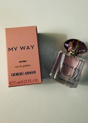 Парфумована вода giorgio armani my way nectar 7 мл