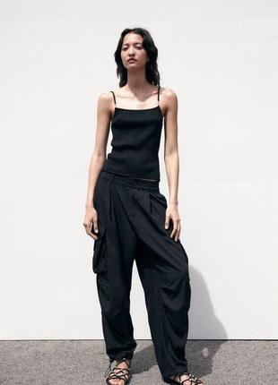 Карго легенькі штани zara
