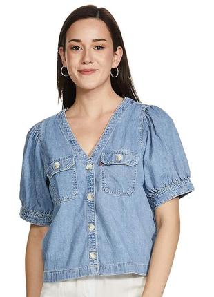 Джинсовая блузка levi’s