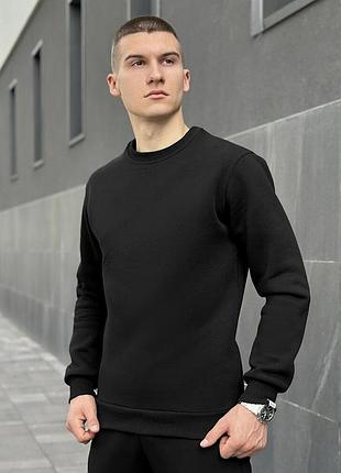 Світшот pobedov 007 зима чорний