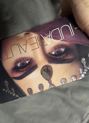 Huda beauty палетка теней desert dusk