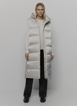 Безрукавка довга  ,жилет від massimo dutti
