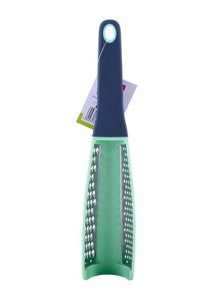 Терка с пластиковой ручкой 28,2х5,5х5 см kamille разноцветный (2000002746928)4 фото