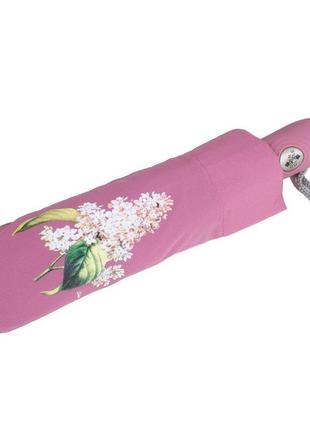 Женский складной зонт полный автомат (z3911-03) 101 см airton розовый (2000001300329)4 фото