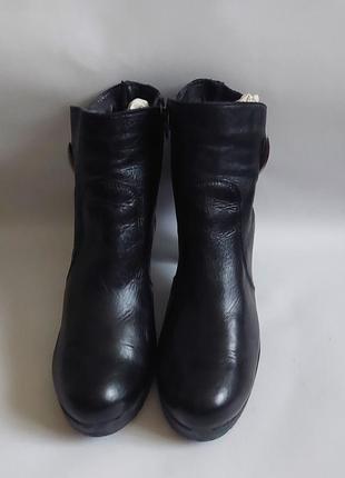 Шкіряні ботильйони.жіноче взуття