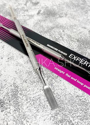 Лопатка манікюрна, прямокутна лопатка + кільце staleks pro expert 51 type 1