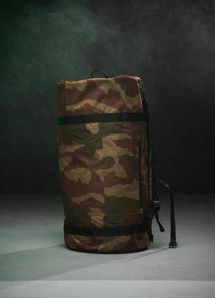 Тактическая крепкая сумка-баул вместительная военная сумка камуфляж 100 л oxford для всу4 фото