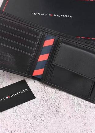 Чоловічий подарунковий набір tommy hilfiger  гаманець і ремінь7 фото