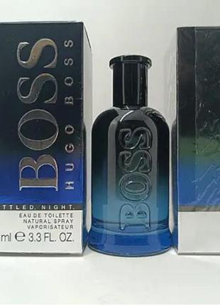 Lux чоловіча туалетна вода hugo boss boss bottled night (хьюго бос ботлд найт) 100 мл