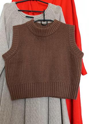 Жилетка кроп топ