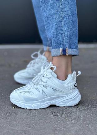 Кроссовки женские trend белые2 фото