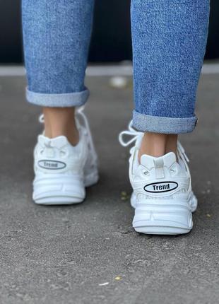 Кроссовки женские trend белые6 фото