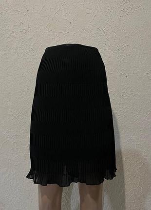 Чёрная юбка женская / чёрная юбка лёгкая