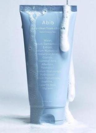 Abib - deep clean foam cleanser - sedum hyaluron foam - пенка для умывания лица.