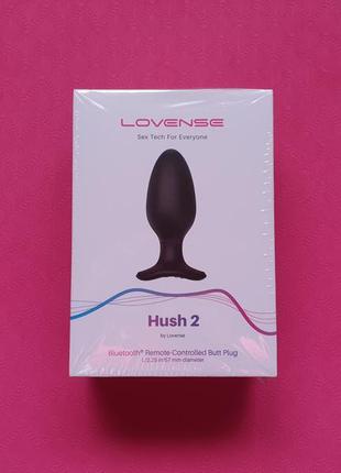 Анальна смарт-вібропробка lovense hush 2, розмір l 18+