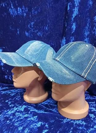 Новая джинсовая кепка, бейсболка