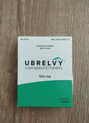 Ubrelvy убреловые таблетки в мини упаковке 1 таблетка (100mg)