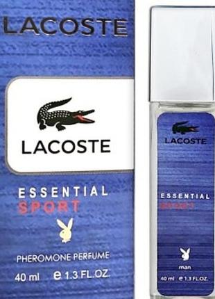 Lacoste essential sport pheromone parfum мужской 40 мл