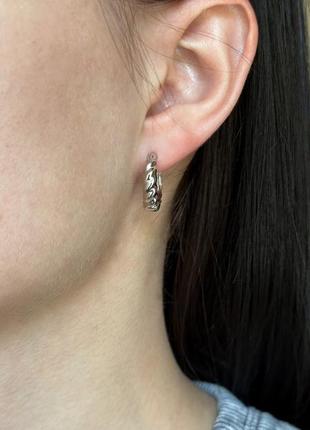 Серьги из медицинской стали