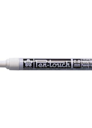 Маркер sakura pen-touch medium 2.0 мм білий