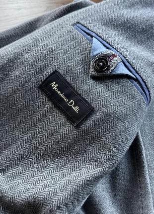 Піджак чоловічий сірий massimo dutti, m/526 фото