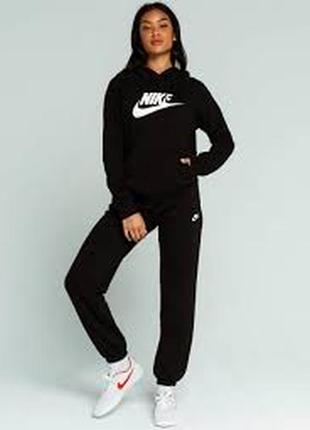Костюм брючний теплий на флісі джогери худі капюшон логотип nike