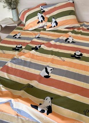 Комплект постельного белья с пандами2 фото