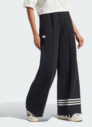 Спортивные штаны палаццо на высокой посадке adidas collection 2024