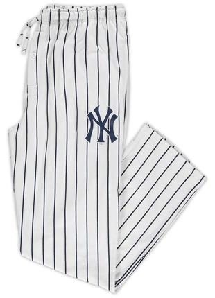 Мужские спортивные белые/темно-синие брюки vigor lounge new york yankees concepts