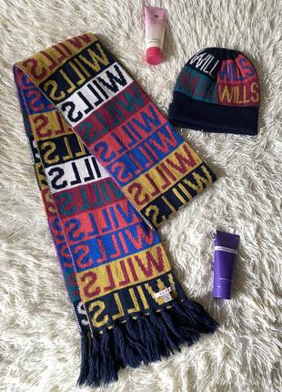 Шапка + шарф комплект jack wills