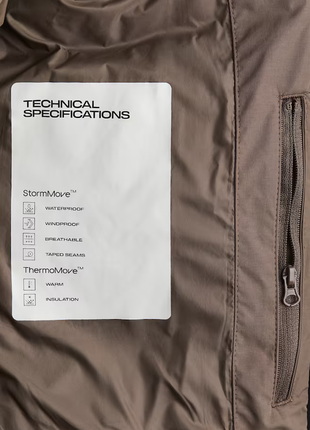 Лижний сноубордичний пуховий стьобаний комбінезон h&m thermomove 11919950012 фото