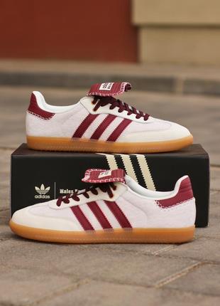 Мужские кроссовки cream white wales bonner x adidas samba 40-41-42-43-44-45