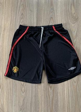 Чоловічі вінтажні спортивні шорти umbro manchester united f.c.