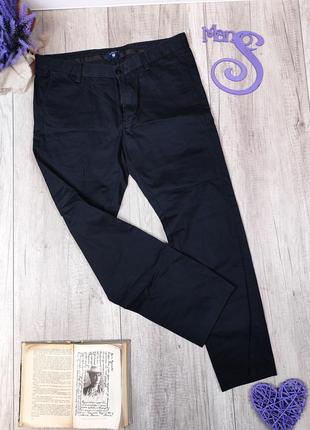 Чоловічі штани gant чорні розмір w34 l34