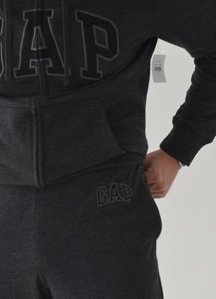 Толстовка gap logo zip hoodie grey 218871801 m4 фото