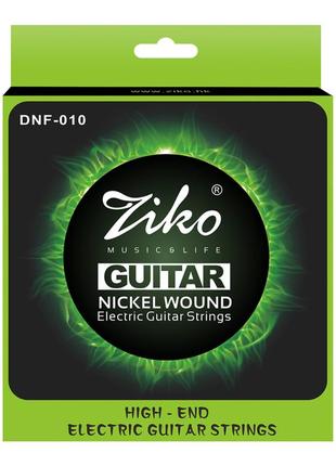 Струни для електрогітари ziko dnf-010 extra light special