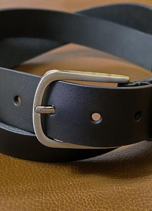 Ремінь шкіряний, довгий, 33 мм.          (081)