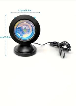 Usb led продектор "захід сонця"