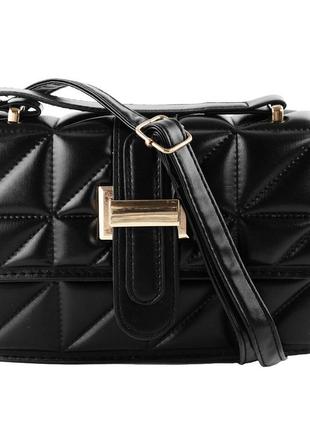 Женская сумка кросс-боди 20х13х6,5 см valiria fashion черный (2000002842309)2 фото