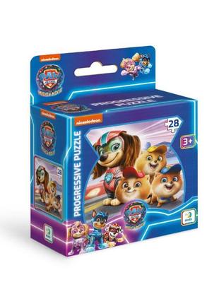 Пазл молодші патрульні paw patrol progressive 28 ел., dodo 200471