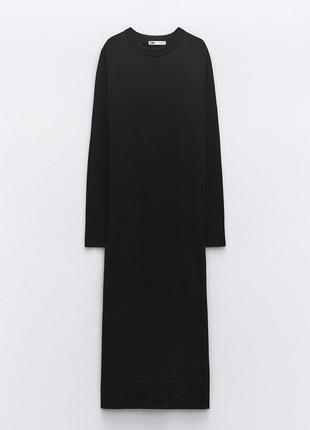 Сукня трикотажна шерсть плаття міді