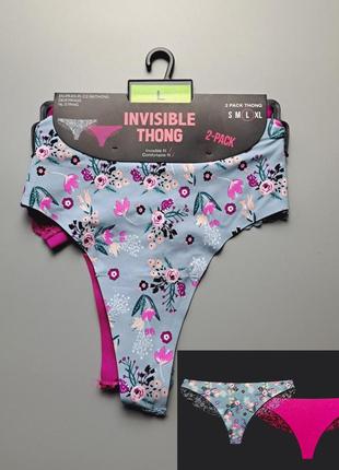 Комплект из 2х трусиков invisible thong