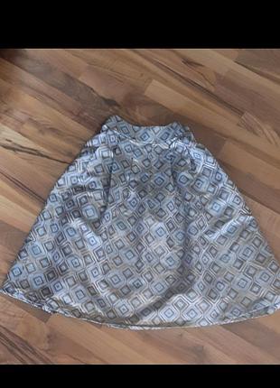 Юбка тафта жаккард