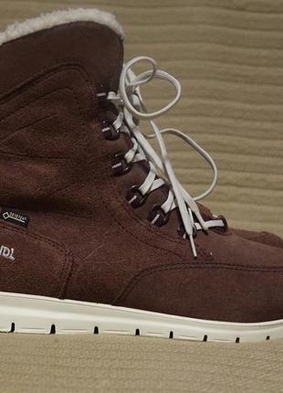 Высокие зимние термоботинки цвета ежевики meindl grenoble women's gtx winter boots  41 р. ( 26,5 см.