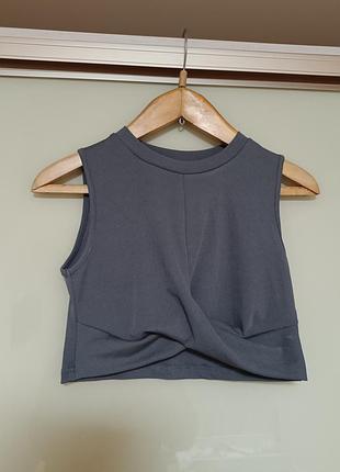 Вкорочений топ в рубчик