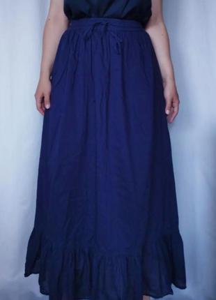 Хлопковая легкая юбка